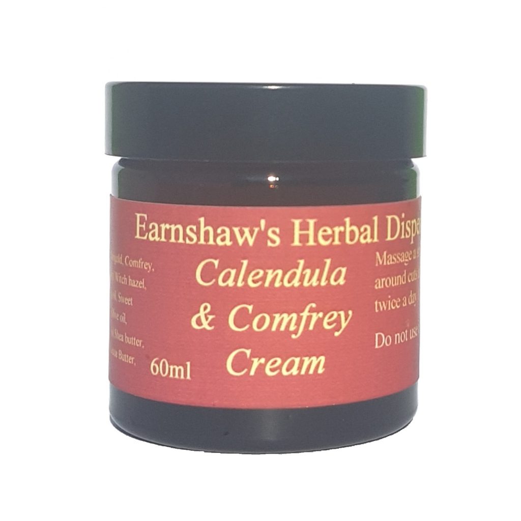 Calendula And Comfrey Cream 60ml Earnshaws Herbal Dispensary 0102